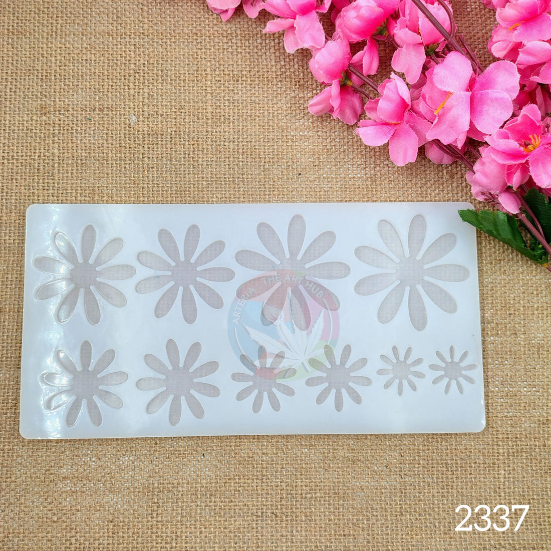 10 Cavity 3D Flower Mould